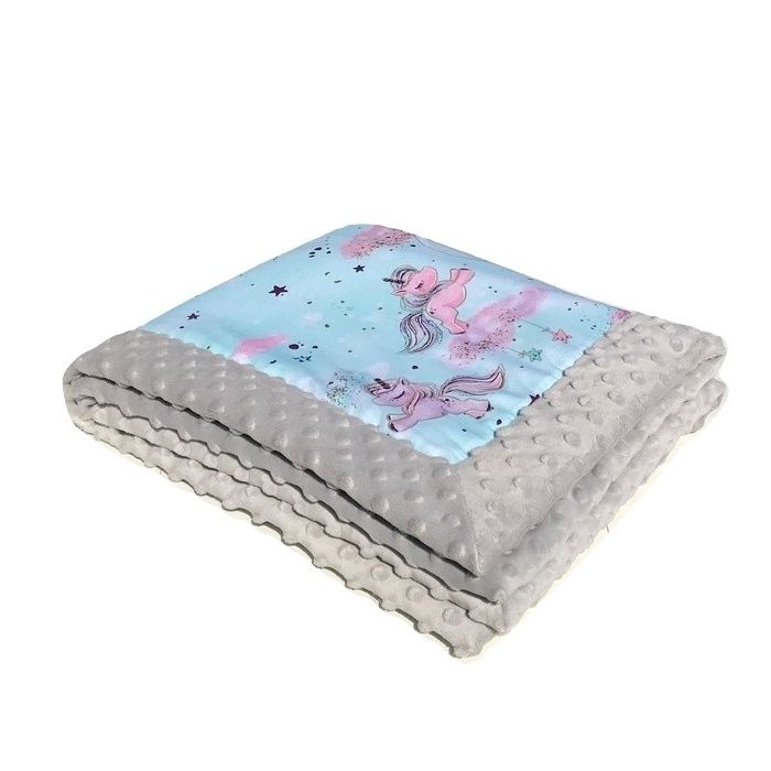 Pledas kūdikiui "Vienaragiai" 60x75cm 