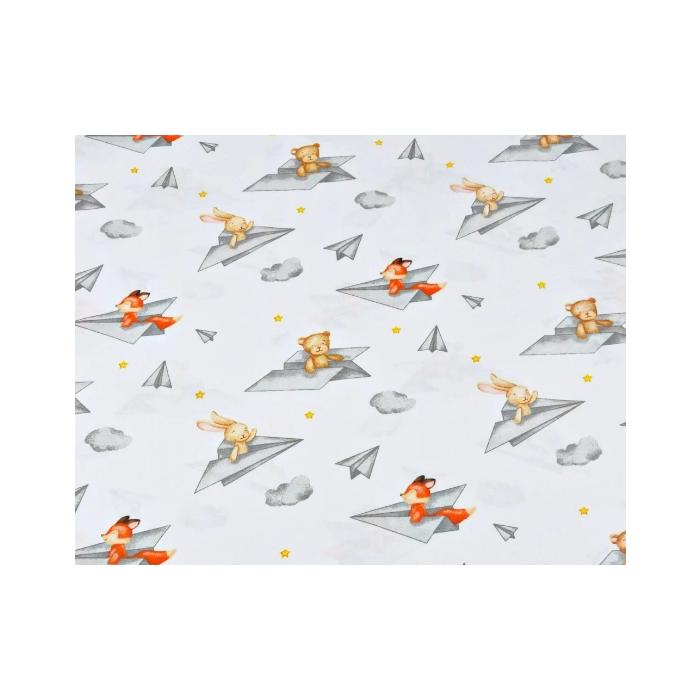 Paklodė su guma 38x80 "Cotton story" - medvilninė (galima rinktis spalvą)