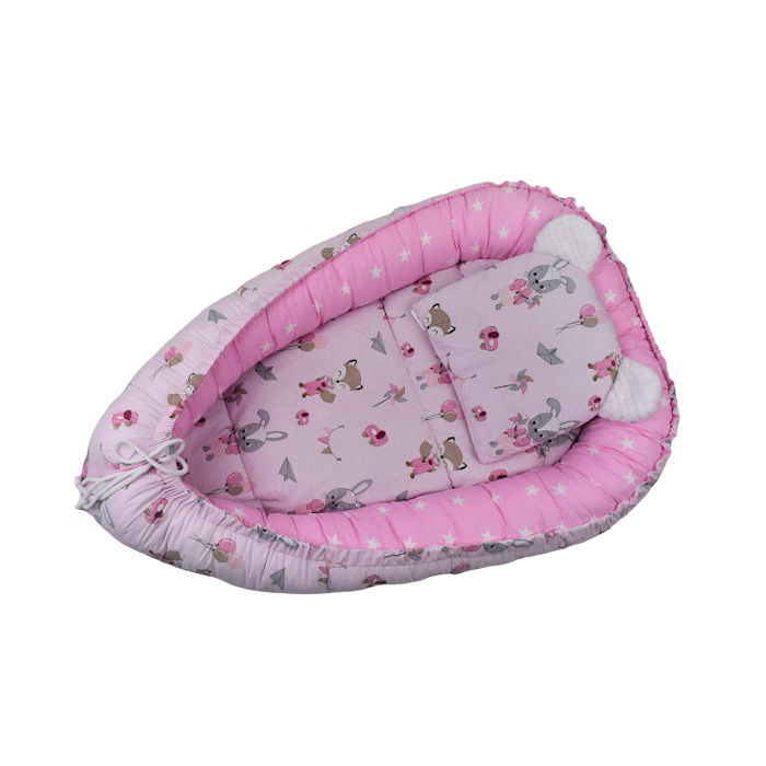 Kūdikio lizdelis "Sugarland" rožinis