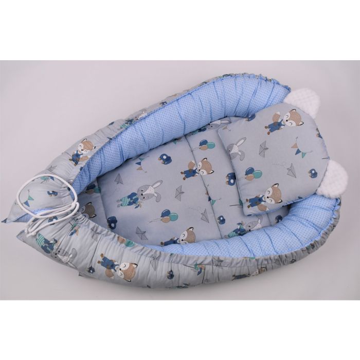 Kūdikio lizdelis "Sugarland blue" 