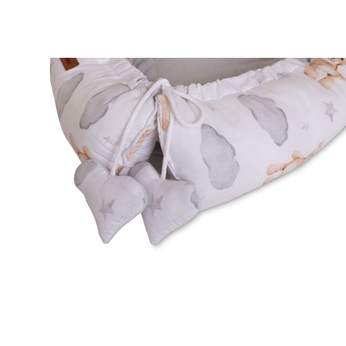 Kūdikio lizdelis iš muslino "Bears" 