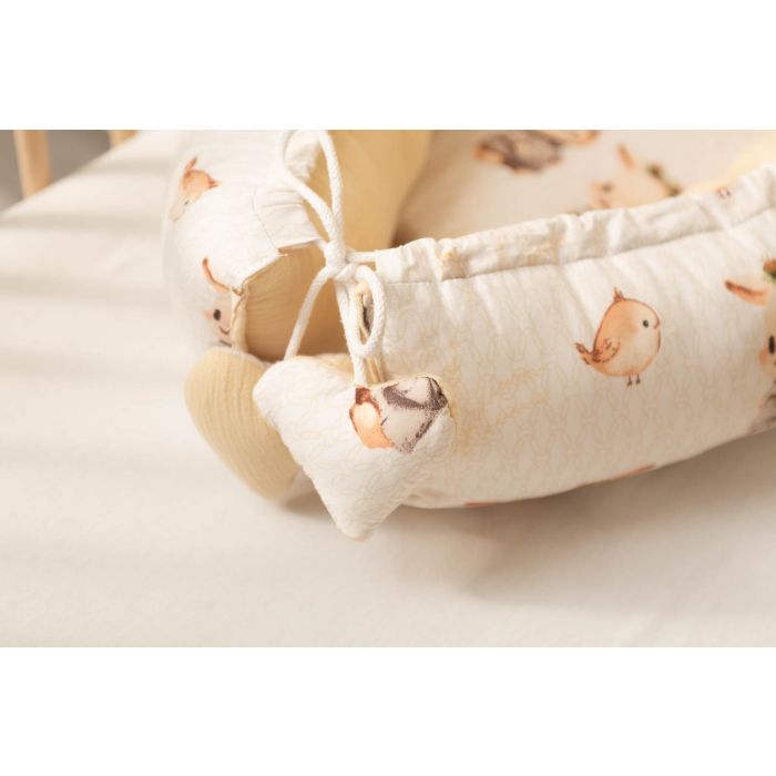 Kūdikio lizdelis su muslinu "LISSIE" 