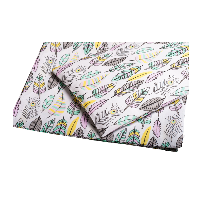 Patalynė kūdikio lopšiukui 80x70cm "Feathers" 