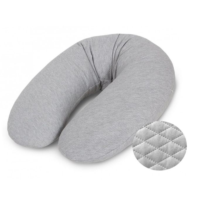 Maitinimo miegojimo pagalvė 190 cm "Caro flexi grey"