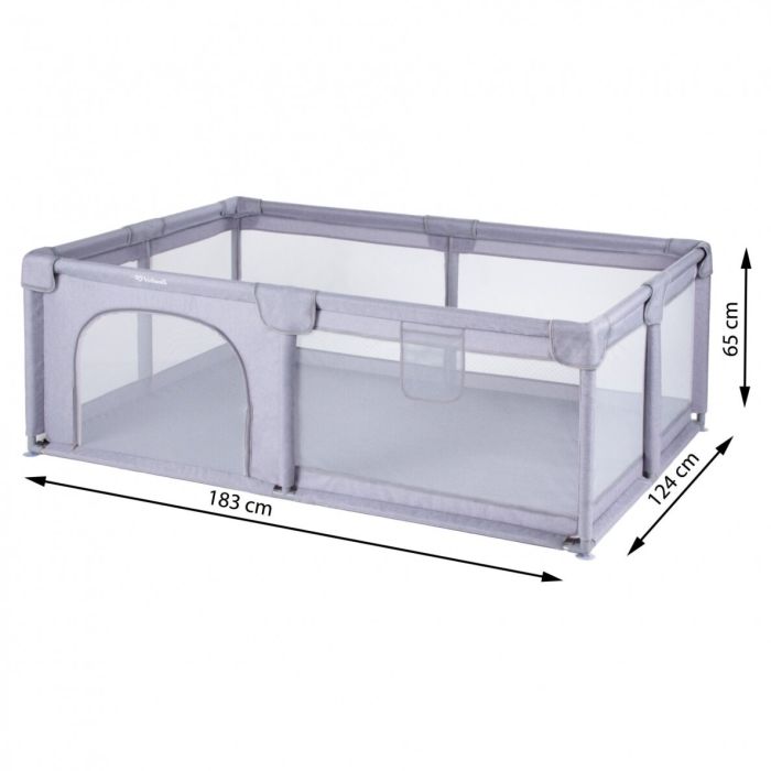 Kidwell Žaidimų aikštelė Fanko 120x180 cm  pilkos spalvos 