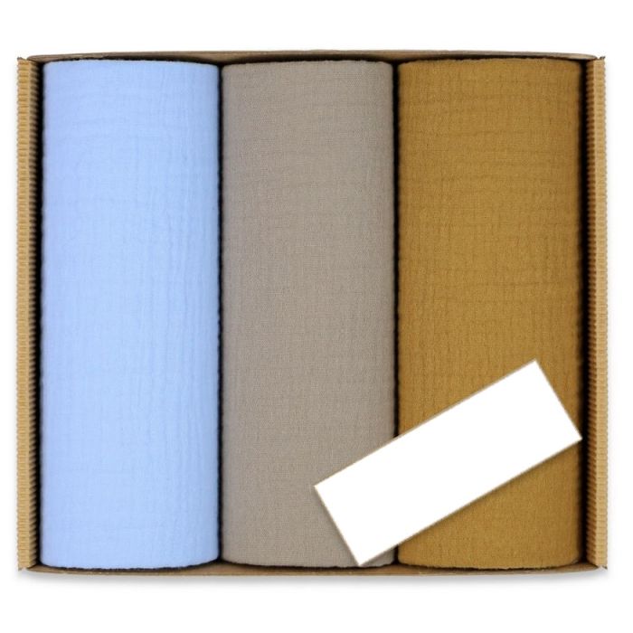 Muslino vystyklų rinkinys kūdikiams "KRESH" 