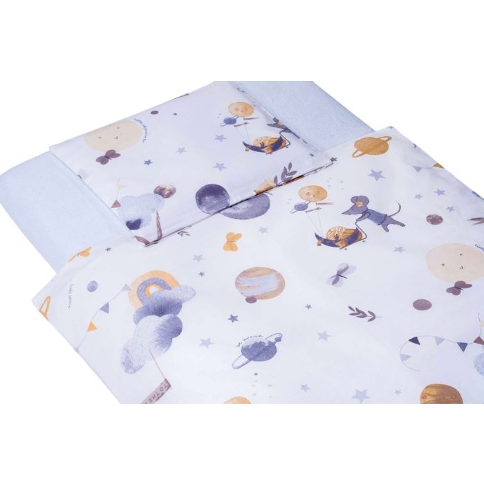 Patalynė kūdikio lopšiukui 80x70cm "The starlight mouse" 