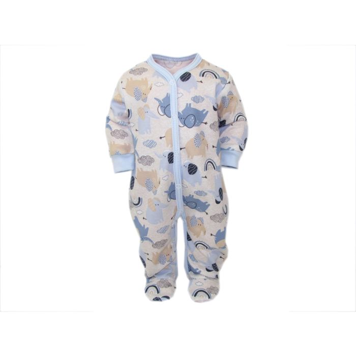 Šliaužtinukai kūdikiui "Jumbo" melsvos spalvos