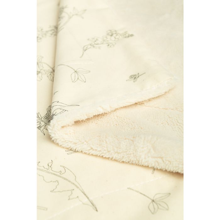 Pledas kūdikiui "Silky eco" 100x80 cm flora