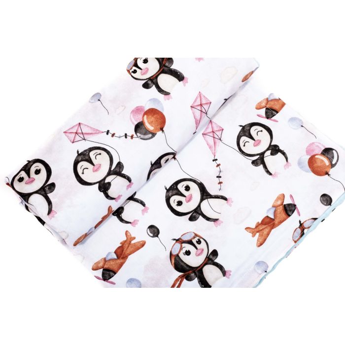 Pledas kūdikiui "Skipper" 100x75cm  melsvas