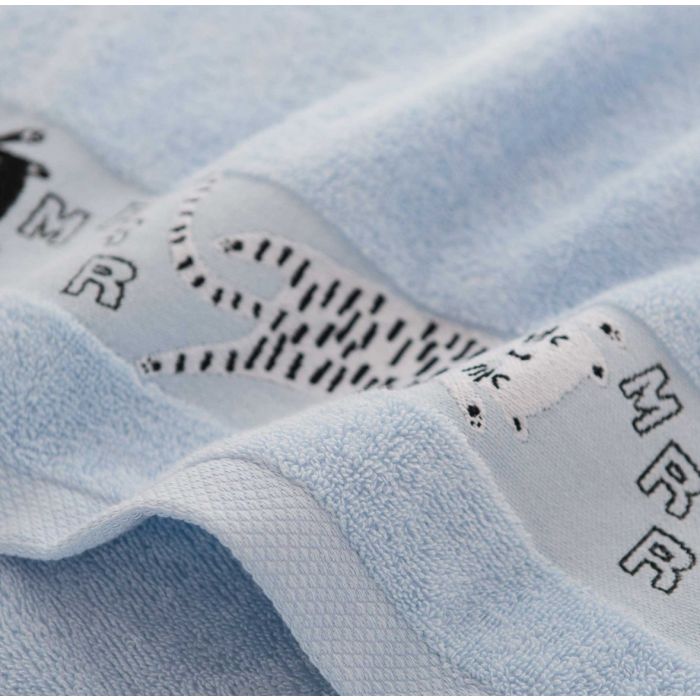 Rankšluostis "Mufasa"  melsvas