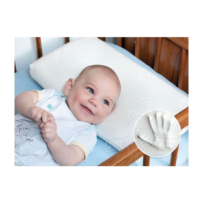 Kūdikio pagalvė 50x26cm "MEMO" viskoelastinė