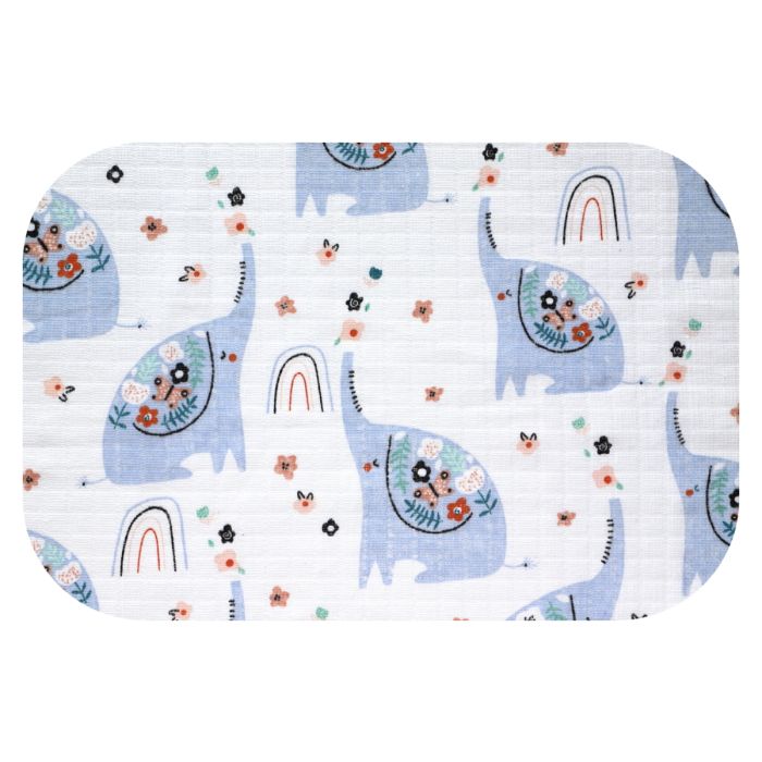 Vystyklas kūdikiui iš marlės lux 70x80cm "ZOO" 