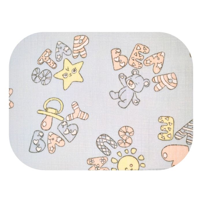 Vystyklas kūdikiui iš marlės lux 70x80cm "Hello baby"