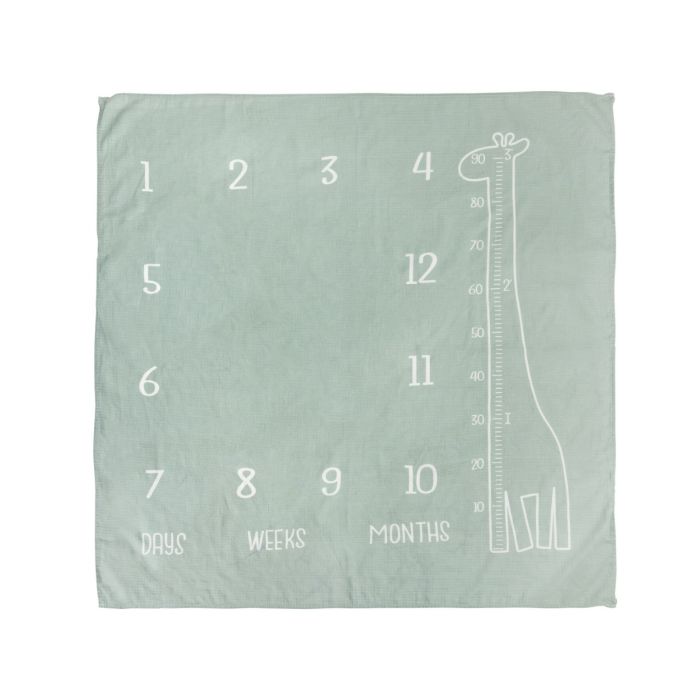 Muslino vystyklas (foto fonas) kūdikiams "Giraffe" 120x120cm