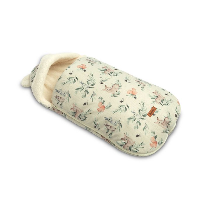 Šiltas vokelis automobilinei kėdutei, vežimėliui "Vintage" 43x80 cm Deer