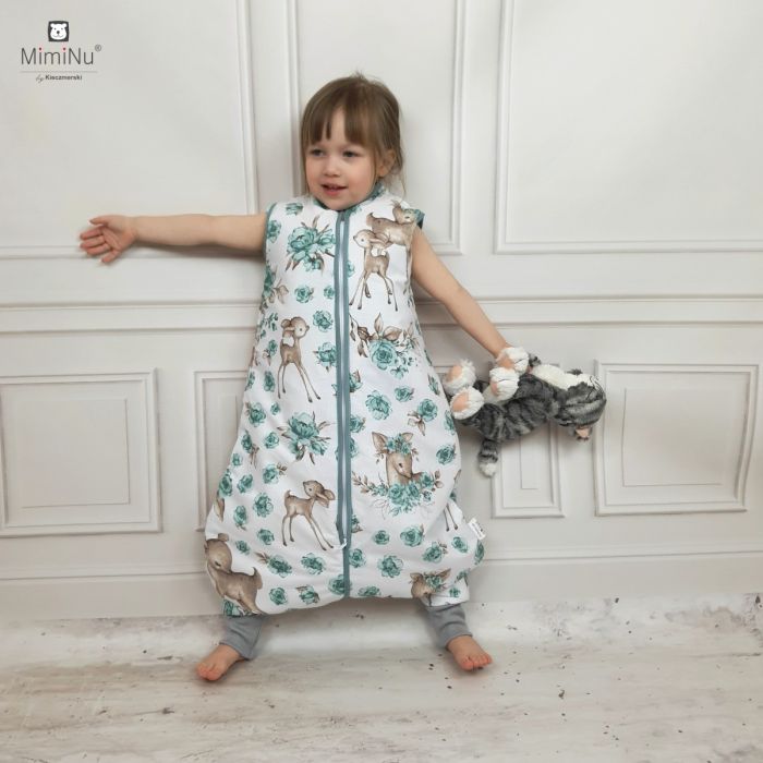 Miegmaišis kūdikiui "Pirates mint" su kojomis 2-2.5 TOG