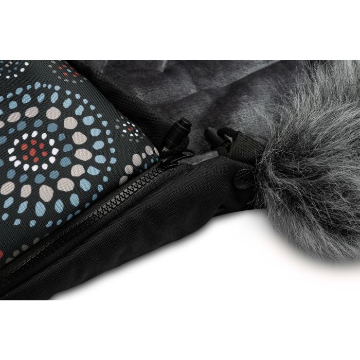 Šiltas miegmaišis - vokelis vežimėliui  "Electra circles" 