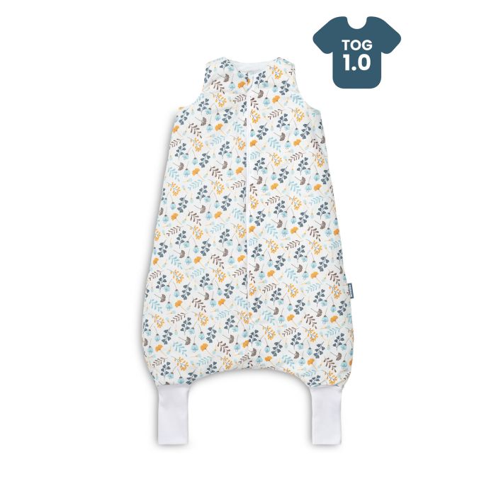 Miegmaišis kūdikiui "FLORAL" su kojomis 1.0 TOG