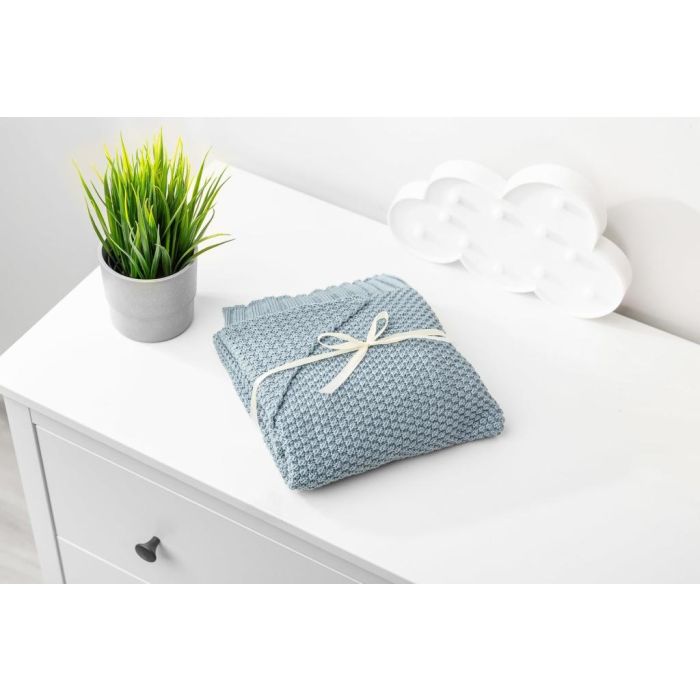 Megztas bambukinis pledukas kūdikiui 