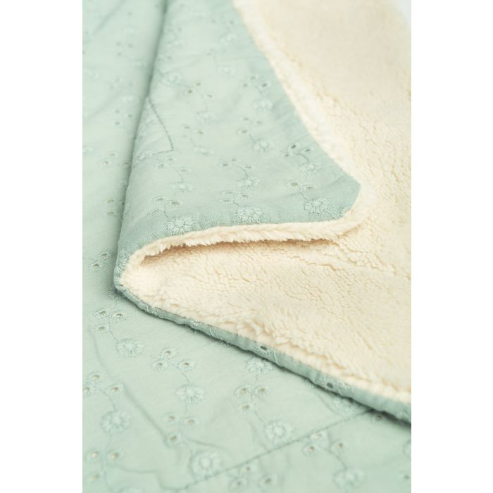 Pledas kūdikiui "Silky ornament" 100x80 cm metinės spalvos