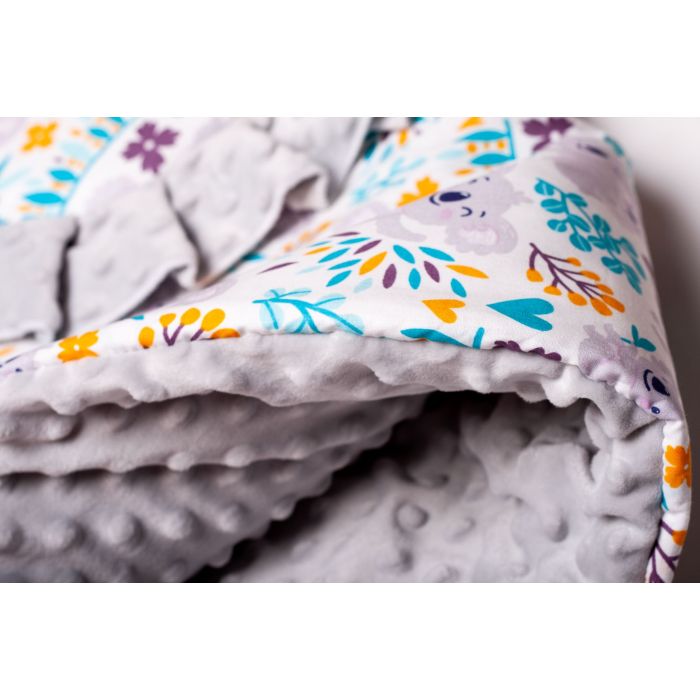 Pledukas kūdikiui "KOALA" su pagalve, pilkas 