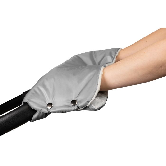 Pirštinės-mova vežimėliui ar rogėms "Warm up" pilkos spalvos