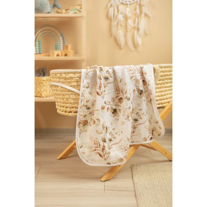 Muslino pledukas kūdikiui "Cotton" 80x100 cm 