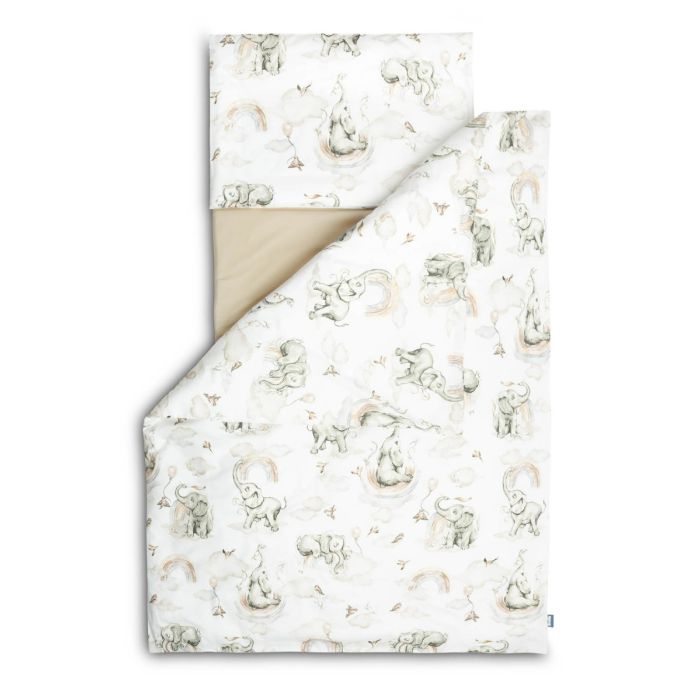 Patalynė kūdikiui 135x100 "Cosy clouds" + paklodė 120x60 