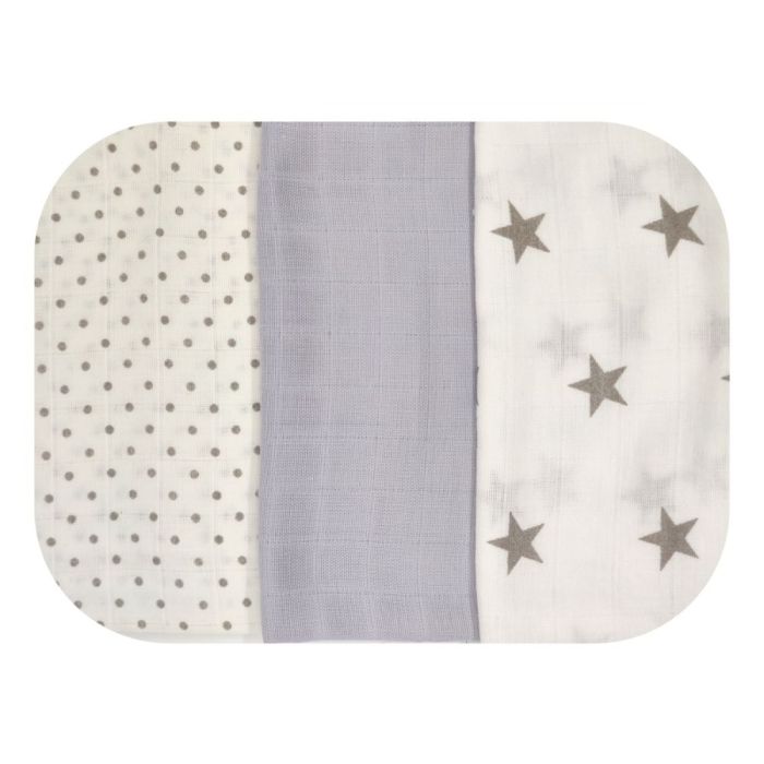 Muslino vystyklų rinkinys kūdikiams "Stars" 