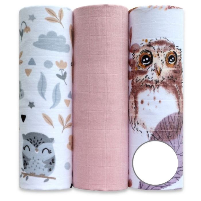 Muslino vystyklų rinkinys kūdikiams "Nr 33" 