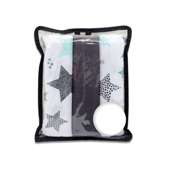 Muslino vystyklų rinkinys kūdikiams "Nr27" 