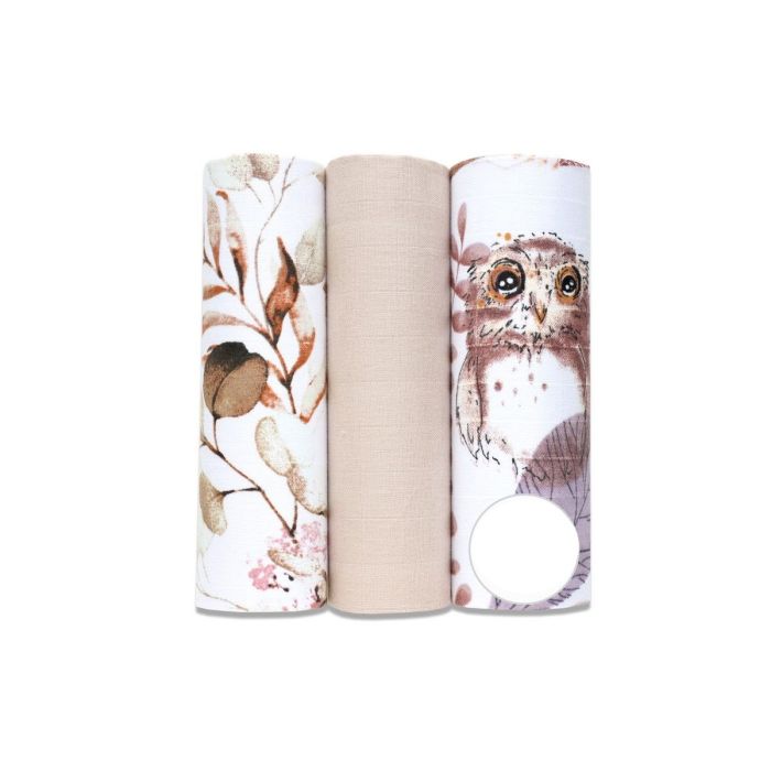 Muslino vystyklų rinkinys kūdikiams "Nr38" 