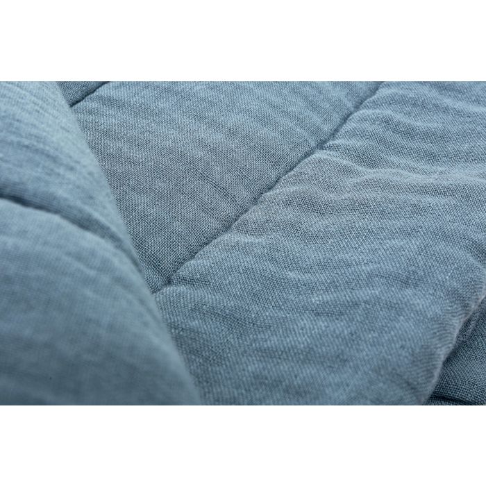 Muslino ir megztos medvilnės pledukas ir pagalvė kūdikiui "Luxury"