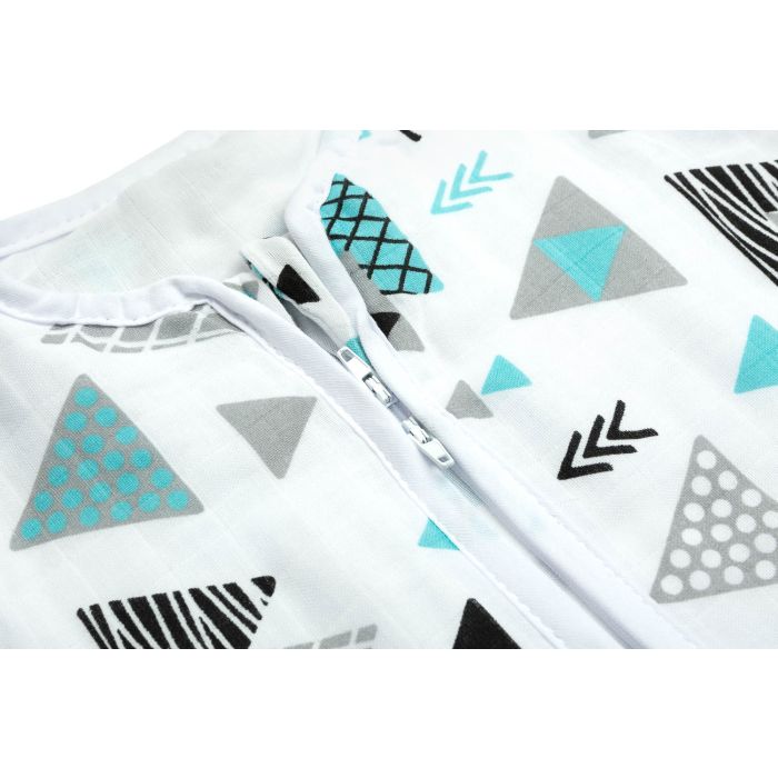 Muslino miegmaišis kūdikiui "Triangles" 