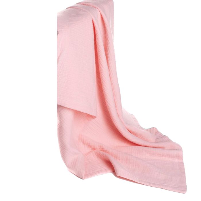 Muslino pledukas kūdikiui "Toffee pink" 75x100 cm 
