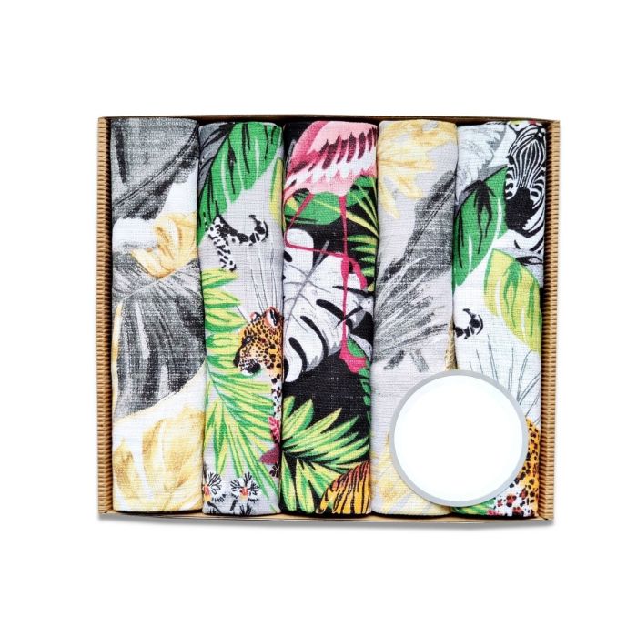 Vystyklai kūdikiui - 5 dalių komplektas "SAFARI"