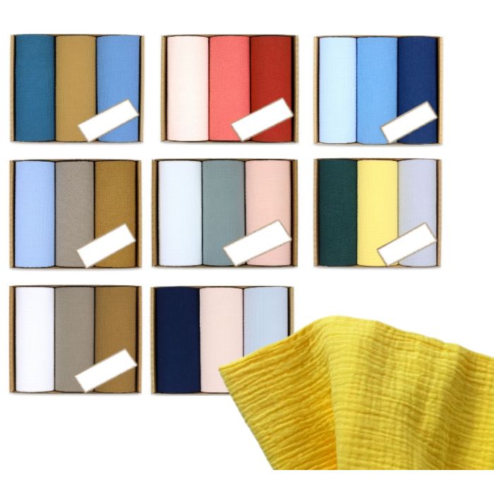 Muslino vystyklų rinkinys kūdikiams "KRESH" 