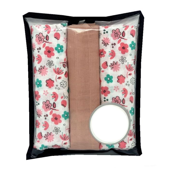 Muslino vystyklų rinkinys kūdikiams "Nr22"