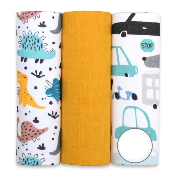 Muslino vystyklų rinkinys kūdikiams "Nr44"