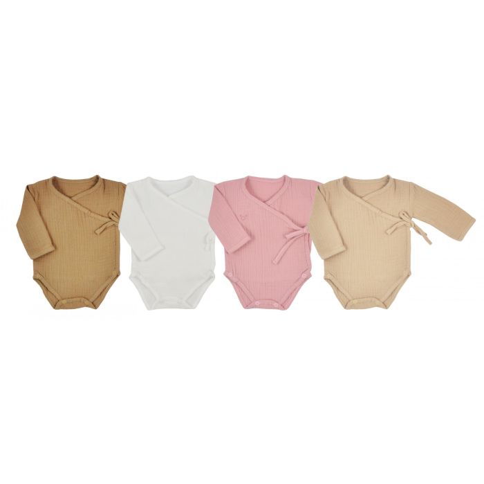 Smėlinukas kūdikiui iš muslino medvilnės "Silky" įvairios spalvos