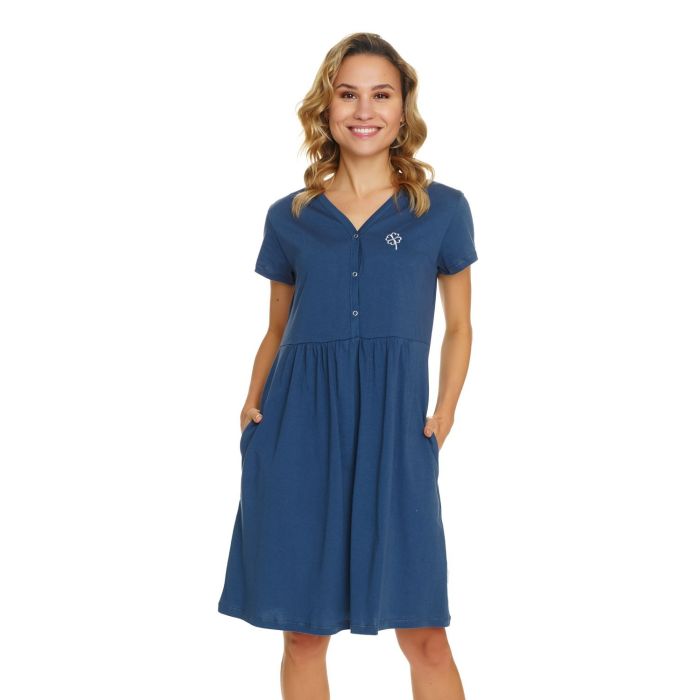 Naktiniai maitinančioms ir nėščiosioms "Clover" deep blue