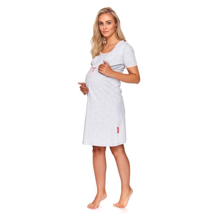 Naktiniai maitinančioms ir nėščiosioms "Ameli" light grey