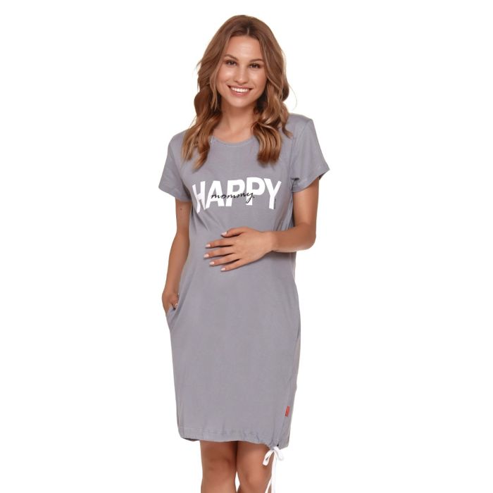 Naktiniai maitinančioms ir nėščiosioms "Happy" grey