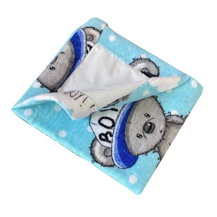 Paklotai iš flanelės kūdikiams