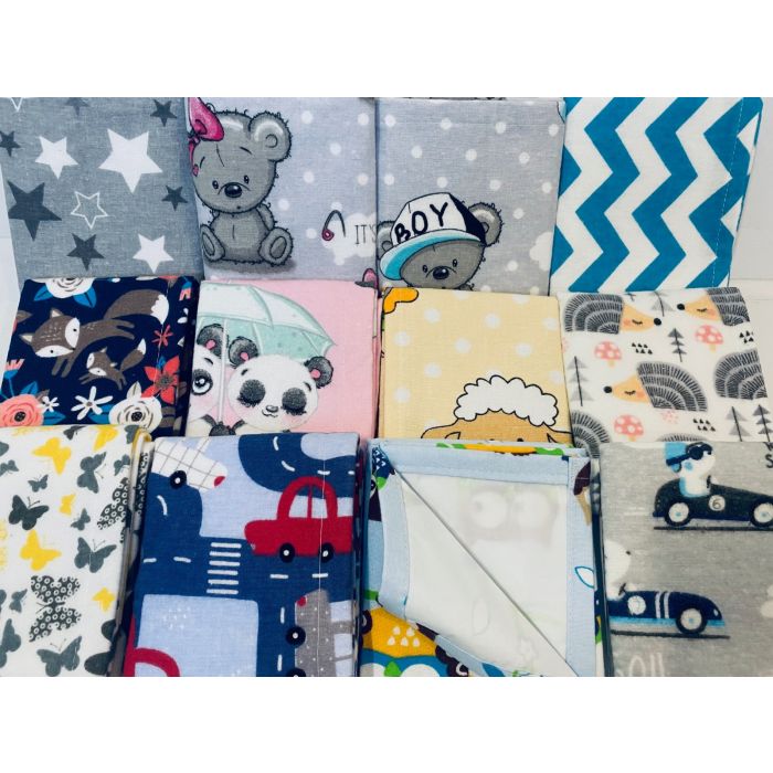 Neperšlampamas daugkartinis paklotas 45x55cm (galima pasirinkti piešinuką)