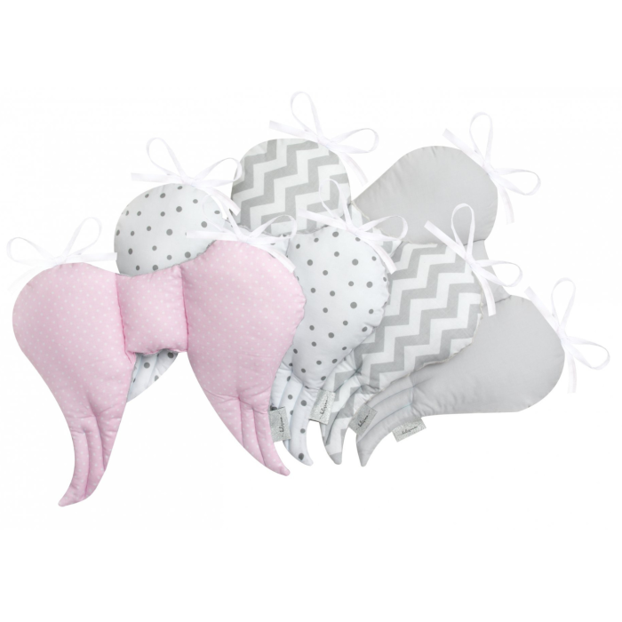 Pagalvė kūdikiui "Angel wings" įvairios spalvos