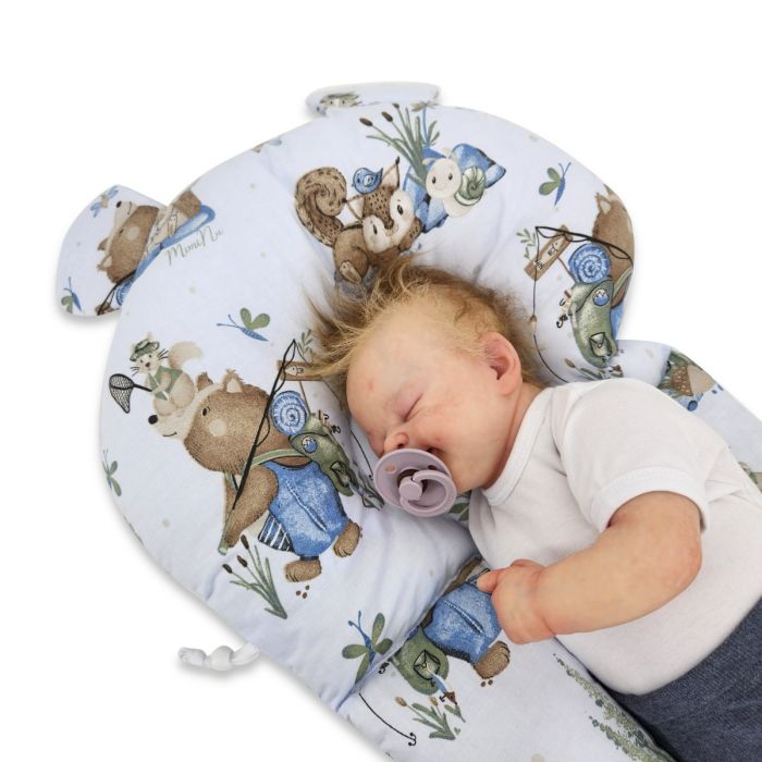 Ergonominė pagalvė kūdikiui - kokonas 45x70cm "Comfort"  ZOO NUGAT