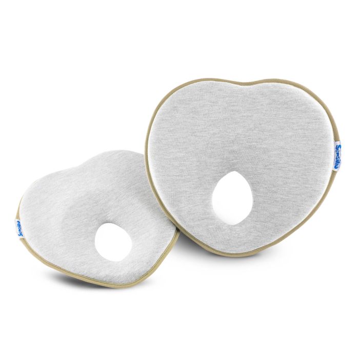 Pagalvė kūdikiui nuo nugulėjimo 22x22 cm smėlio spalvos