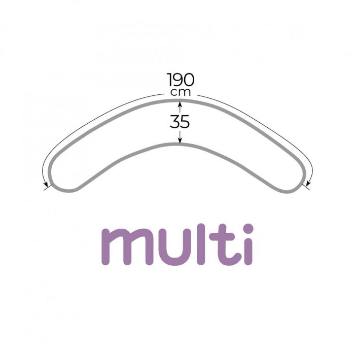 Maitinimo miegojimo pagalvė 190 cm "Flowers" 